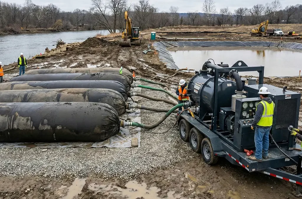 Vacuum Dewatering Systems in Sediment Handling